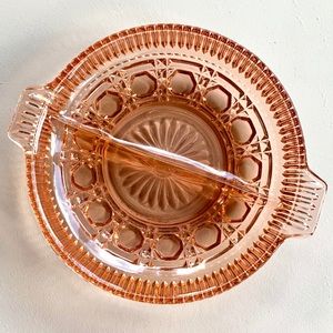 Pink Glass Tray